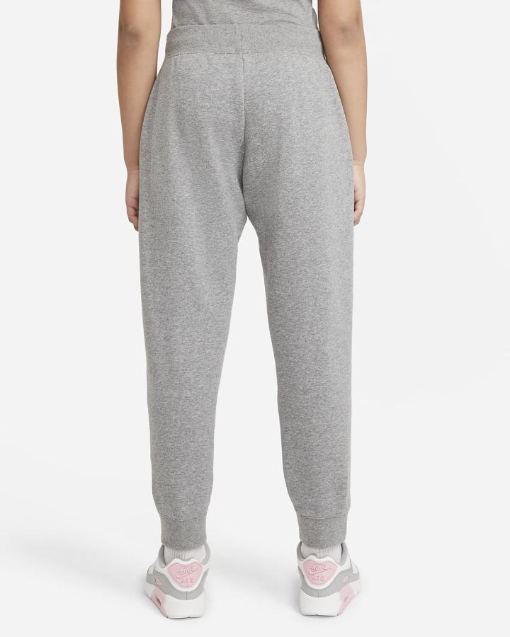 Pantalones Nike Sportswear Club Fleece Kids (Extended Size) Niña Gris Oscuro Blancas | YOMIG-9510