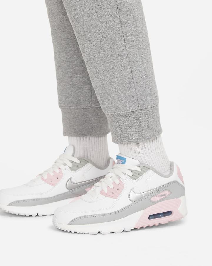 Pantalones Nike Sportswear Club Fleece Kids (Extended Size) Niña Gris Oscuro Blancas | YOMIG-9510