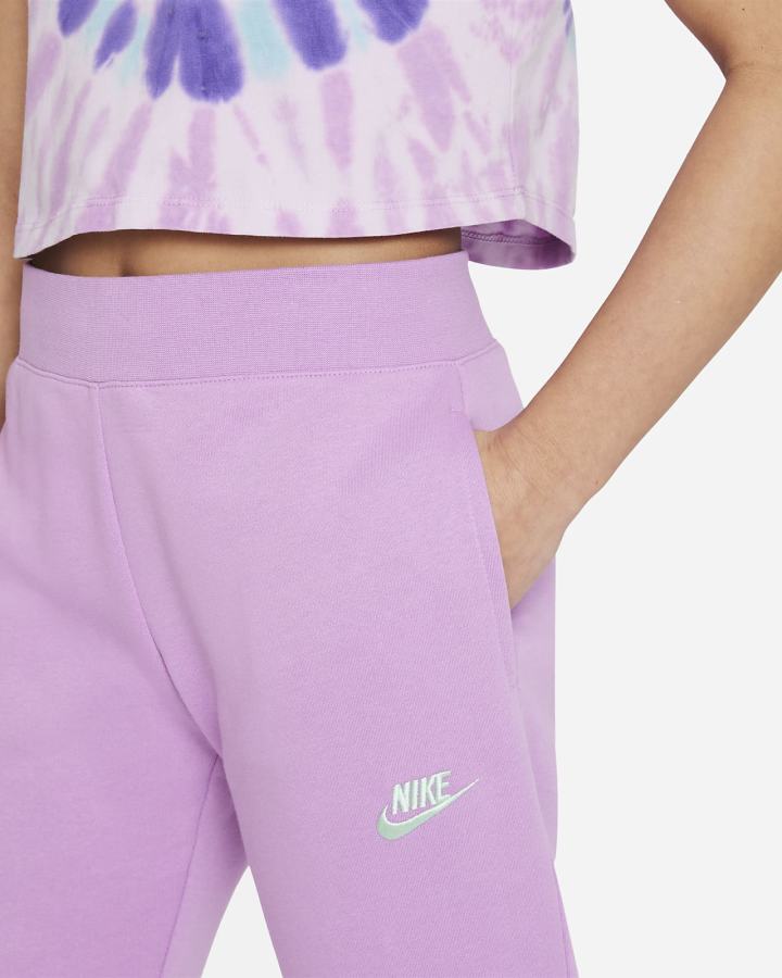 Pantalones Nike Sportswear Club Fleece Kids (Extended Size) Niña Moradas Verde Menta | ZXQWA-8072