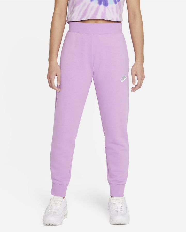 Pantalones Nike Sportswear Club Fleece Kids (Extended Size) Niña Moradas Verde Menta | ZXQWA-8072