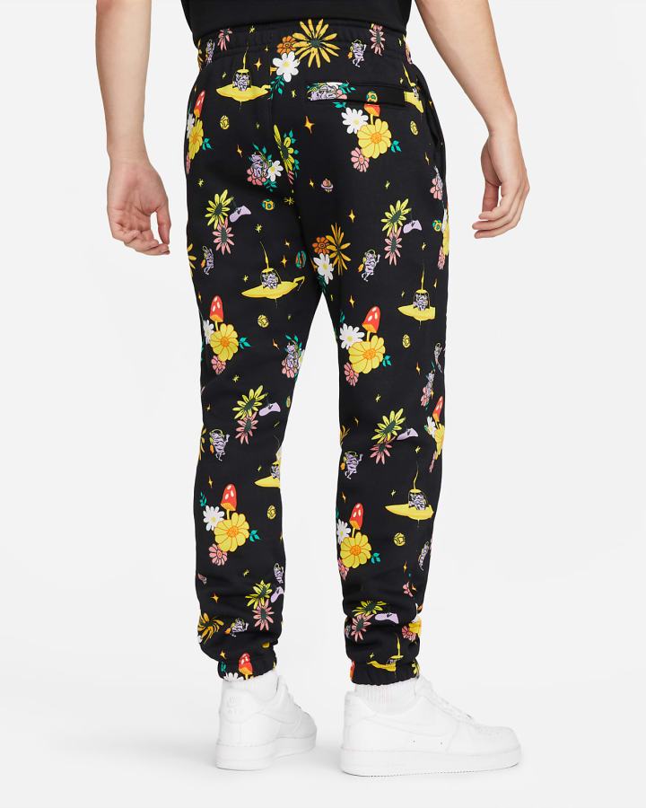 Pantalones Nike Sportswear Club Fleece Printed Hombre Negras | VOMRL-8679