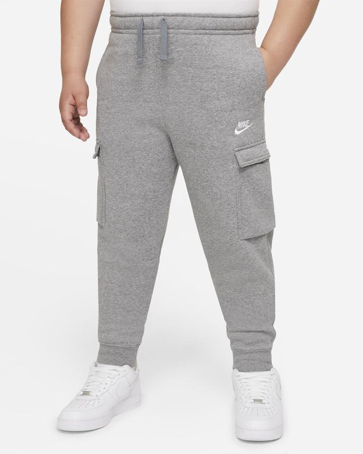 Pantalones Nike Sportswear Club Kids Cargo Niño Gris Oscuro Blancas | HFMNE-3084