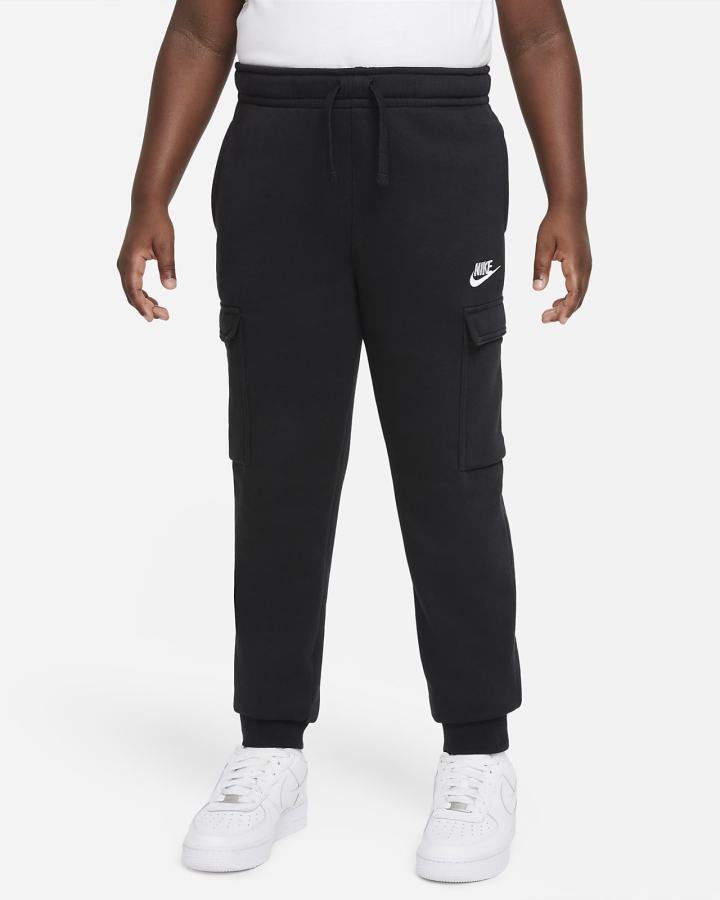 Pantalones Nike Sportswear Club Kids Cargo Niño Negras Blancas | RSTHX-2460
