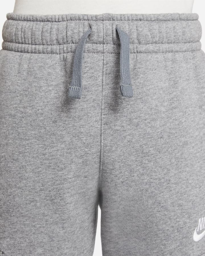 Pantalones Nike Sportswear Club Kids Cargo Niño Gris Oscuro Blancas | TWJGD-1827