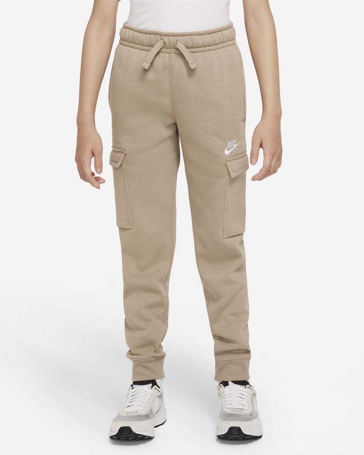 Pantalones Nike Sportswear Club Kids Cargo Niño Kaki Kaki Blancas | TWRIM-9315