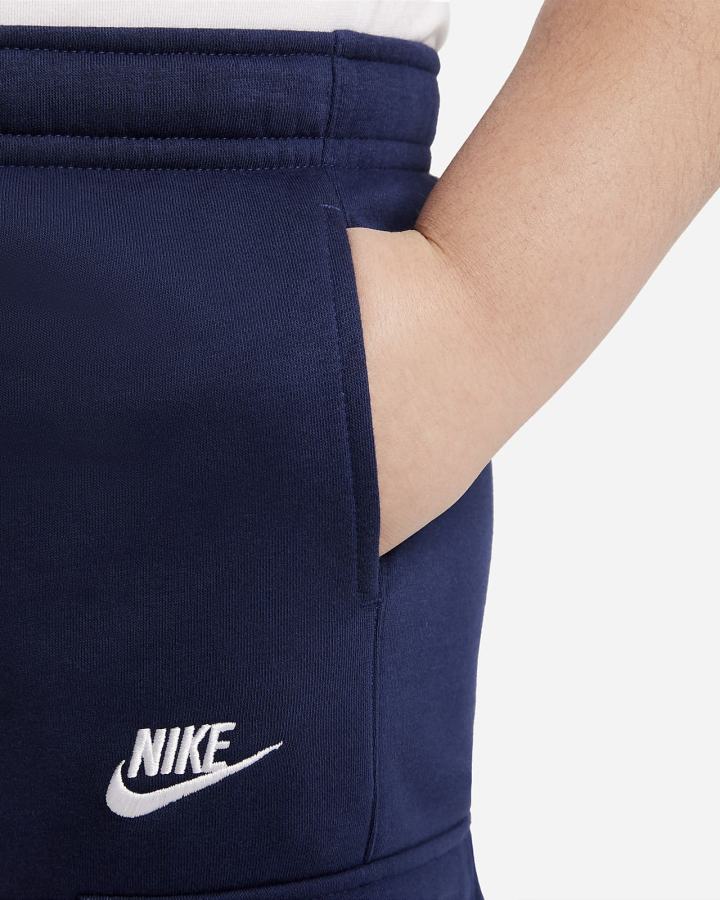 Pantalones Nike Sportswear Club Kids Cargo Niño Azul Marino Blancas | YZRIU-7015