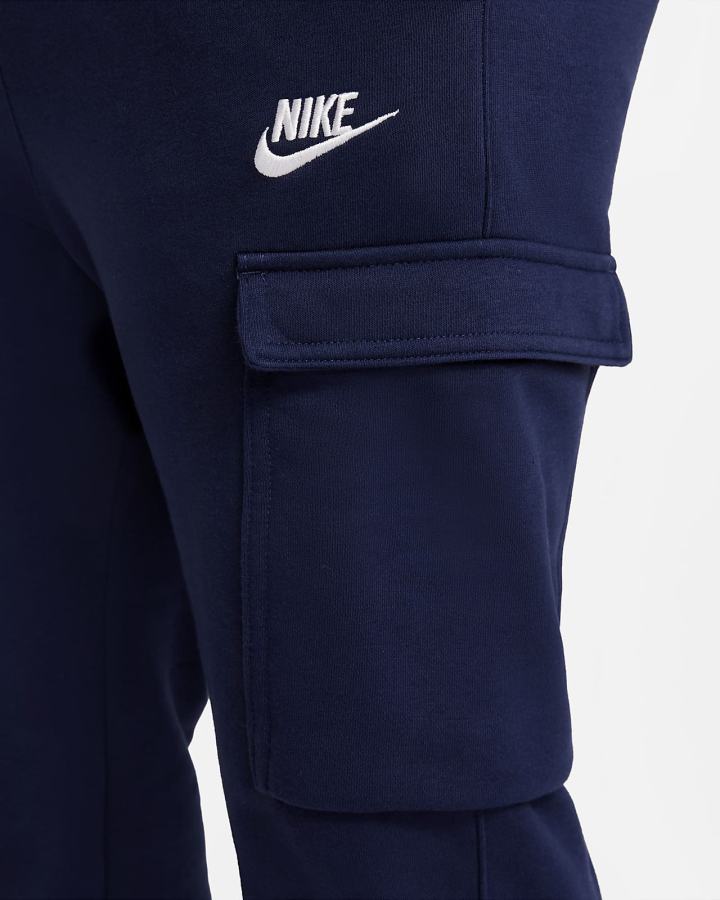 Pantalones Nike Sportswear Club Kids Cargo Niño Azul Marino Blancas | YZRIU-7015