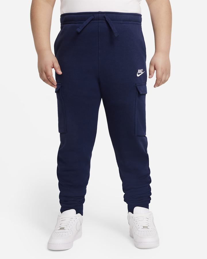 Pantalones Nike Sportswear Club Kids Cargo Niño Azul Marino Blancas | YZRIU-7015