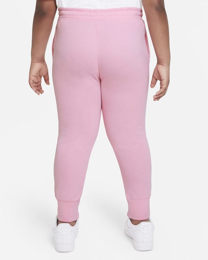 Pantalones Nike Sportswear Club Kids French Terry Fitted (Extended Size) Niña Rosas Blancas | EJHYQ-5469