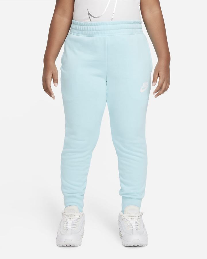 Pantalones Nike Sportswear Club Kids French Terry Fitted (Extended Size) Niña Blancas | EXVOL-2015