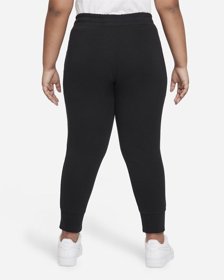 Pantalones Nike Sportswear Club Kids French Terry Fitted (Extended Size) Niña Negras Blancas | TDHWG-3209