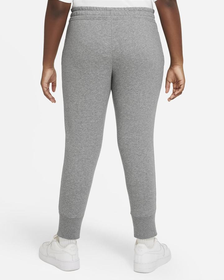 Pantalones Nike Sportswear Club Kids French Terry Fitted (Extended Size) Niña Gris Oscuro Rosas | WPJNM-0267
