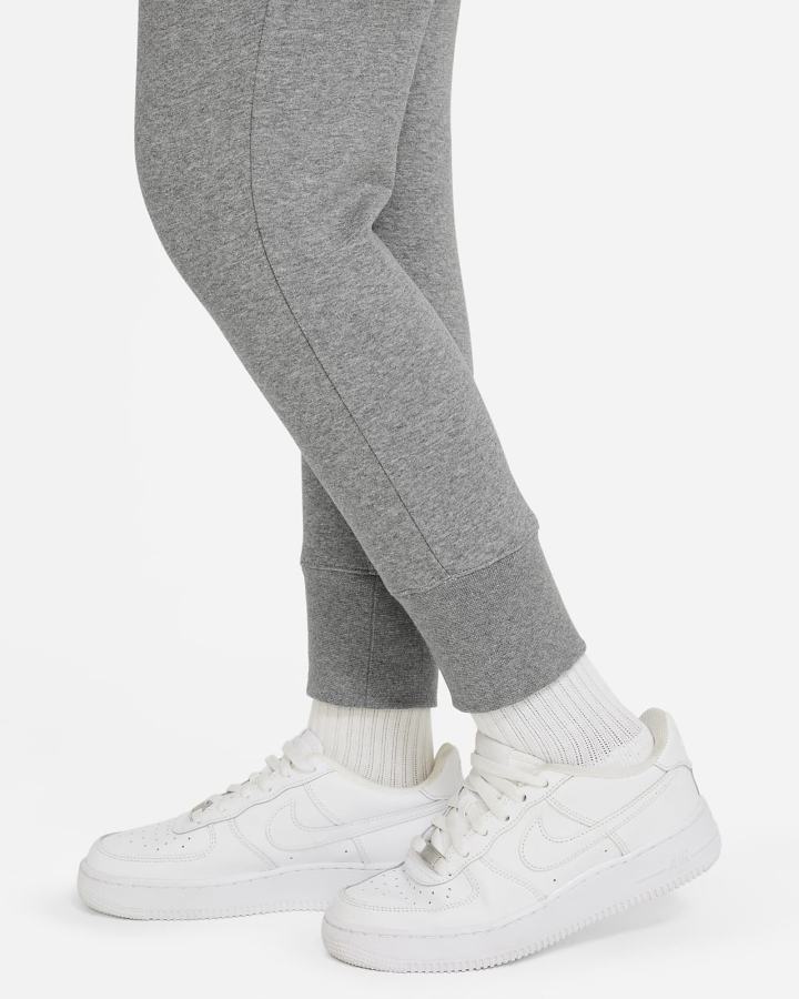 Pantalones Nike Sportswear Club Kids French Terry Fitted (Extended Size) Niña Gris Oscuro Rosas | WPJNM-0267