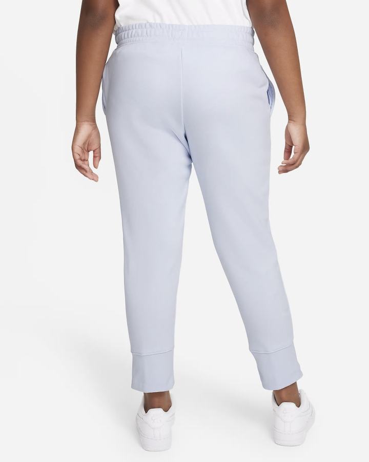 Pantalones Nike Sportswear Club Kids French Terry Fitted (Extended Size) Niña Gris Azules | ZWPTC-2763