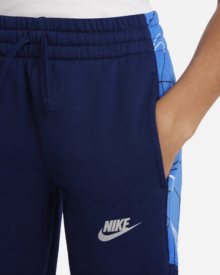 Pantalones Nike Sportswear Club Kids Winterized Niño Azules Metal Plateadas | MDGTJ-5891