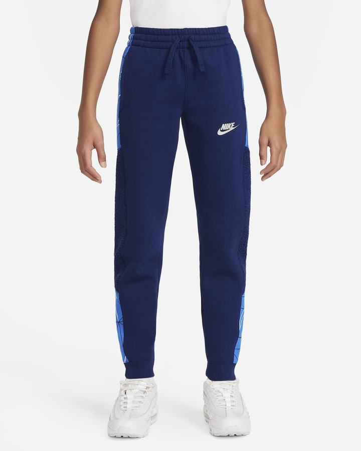 Pantalones Nike Sportswear Club Kids Winterized Niño Azules Metal Plateadas | MDGTJ-5891