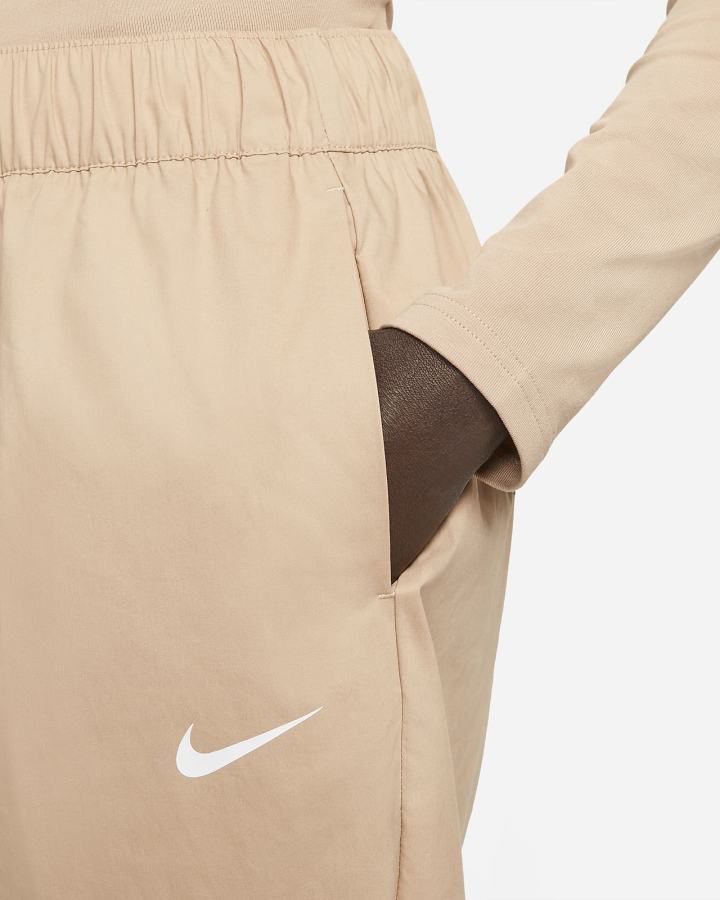 Pantalones Nike Sportswear Essential High-Rise Curve Mujer Blancas | DXQCB-3621