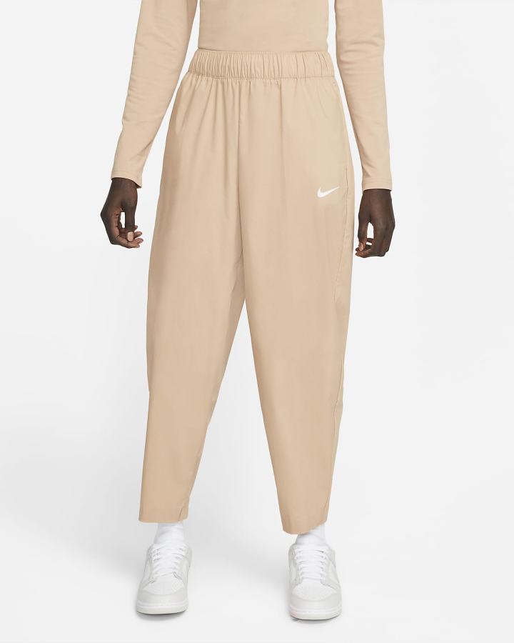 Pantalones Nike Sportswear Essential High-Rise Curve Mujer Blancas | DXQCB-3621