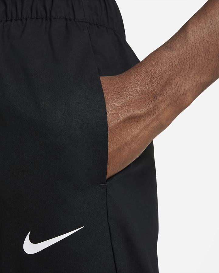 Pantalones Nike Sportswear Essential High-Rise Curve Mujer Negras Blancas | XJPVF-9760