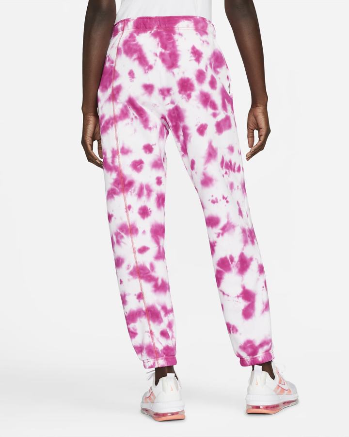 Pantalones Nike Sportswear Fleece Tie-Dye Mujer Rosas Rojas Negras | TUPIE-4298