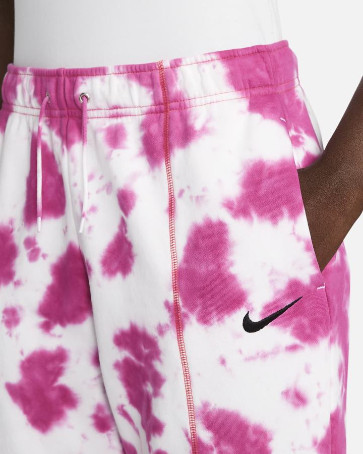 Pantalones Nike Sportswear Fleece Tie-Dye Mujer Rosas Rojas Negras | TUPIE-4298