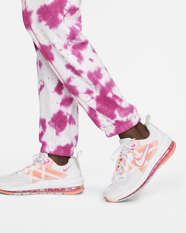 Pantalones Nike Sportswear Fleece Tie-Dye Mujer Rosas Rojas Negras | TUPIE-4298