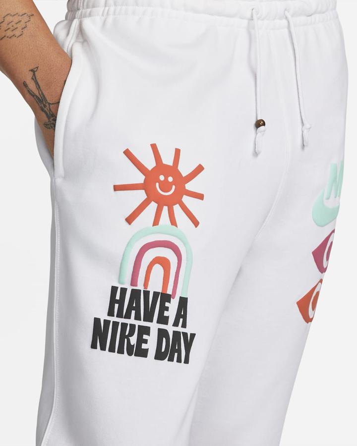 Pantalones Nike Sportswear French Terry Hombre Blancas | QSEZT-5347