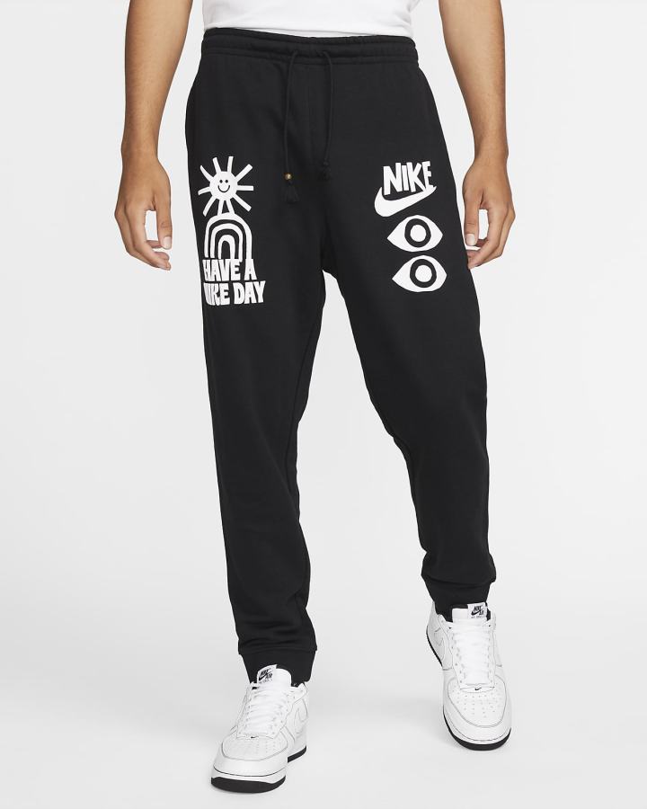 Pantalones Nike Sportswear French Terry Hombre Negras | ROXQY-9478