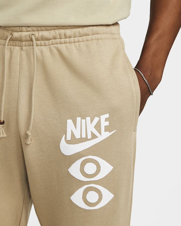 Pantalones Nike Sportswear French Terry Hombre Kaki Kaki | SPGMQ-4370