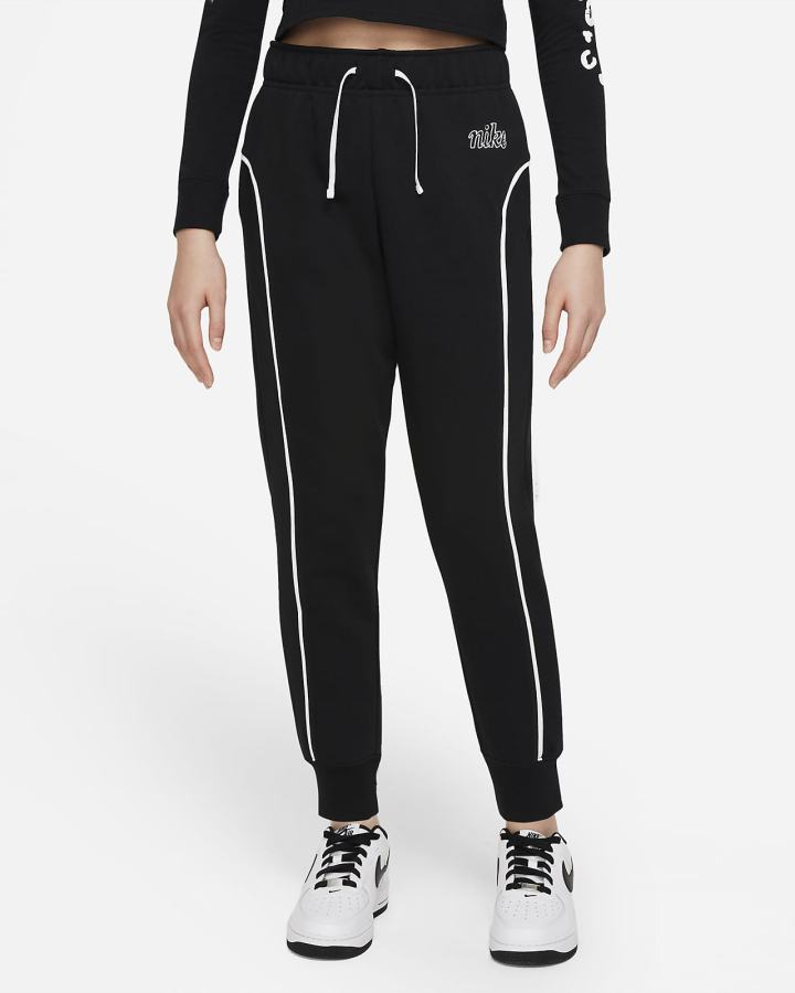 Pantalones Nike Sportswear Icon Clash Kids Niña Negras Blancas | FODZU-4715