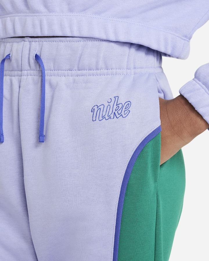 Pantalones Nike Sportswear Icon Clash Kids Niña Verde Menta | WVMJK-8247