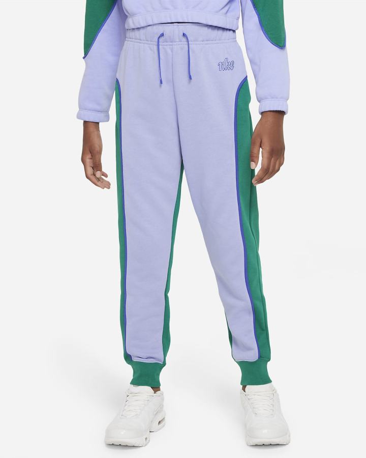 Pantalones Nike Sportswear Icon Clash Kids Niña Verde Menta | WVMJK-8247