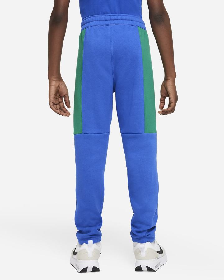 Pantalones Nike Sportswear Kids (Extended Size) Niño Azul Real Amarillo | LKUCT-8623