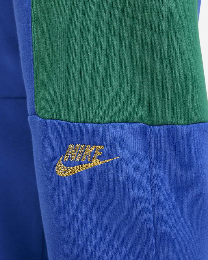 Pantalones Nike Sportswear Kids (Extended Size) Niño Azul Real Amarillo | LKUCT-8623