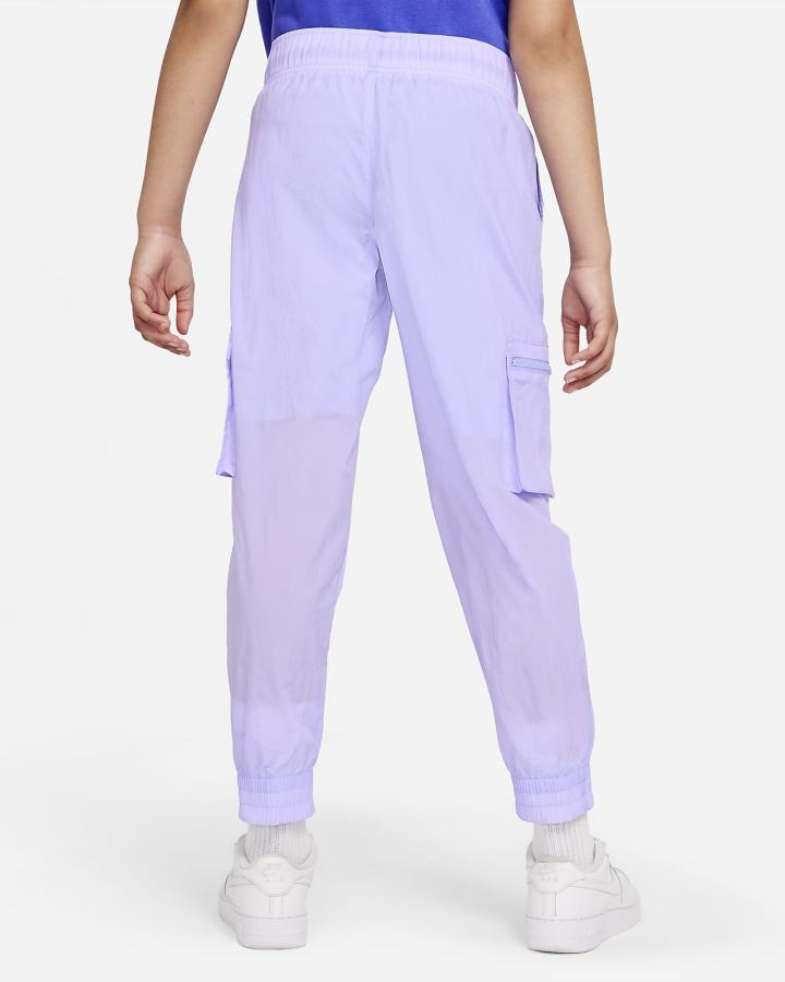 Pantalones Nike Sportswear Kids Woven Cargo Niña Moradas Blancas | AQTVC-9581