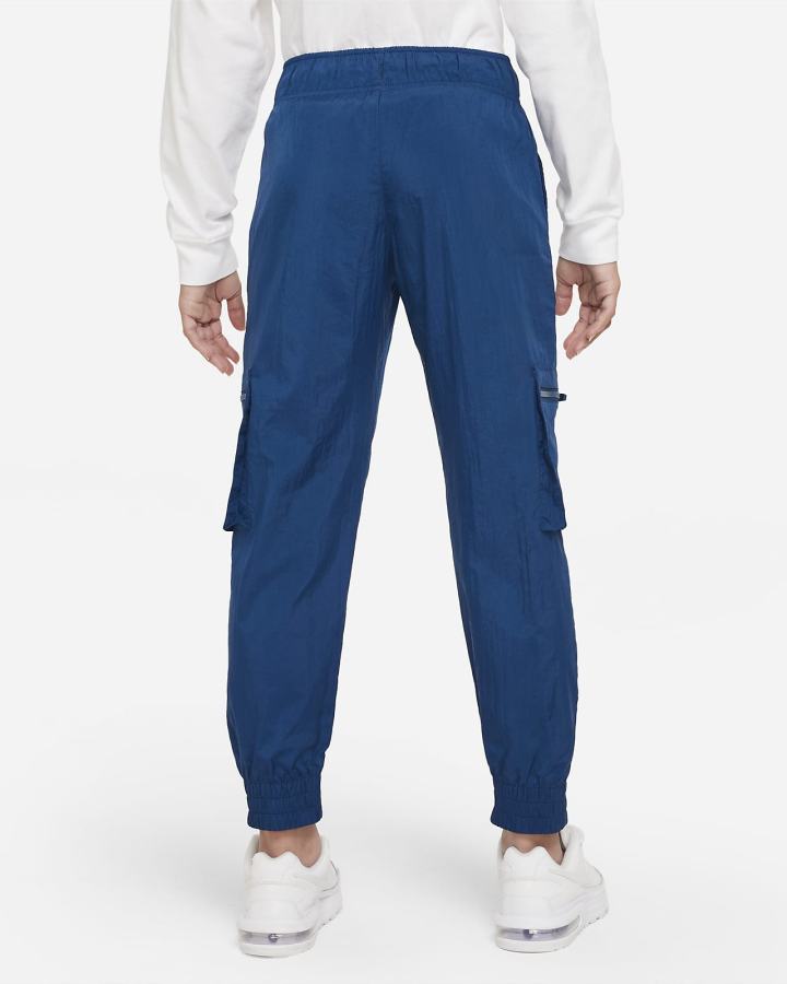 Pantalones Nike Sportswear Kids Woven Cargo Niña Azules Naranjas | RGTJZ-4971
