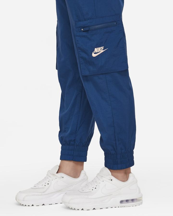 Pantalones Nike Sportswear Kids Woven Cargo Niña Azules Naranjas | RGTJZ-4971