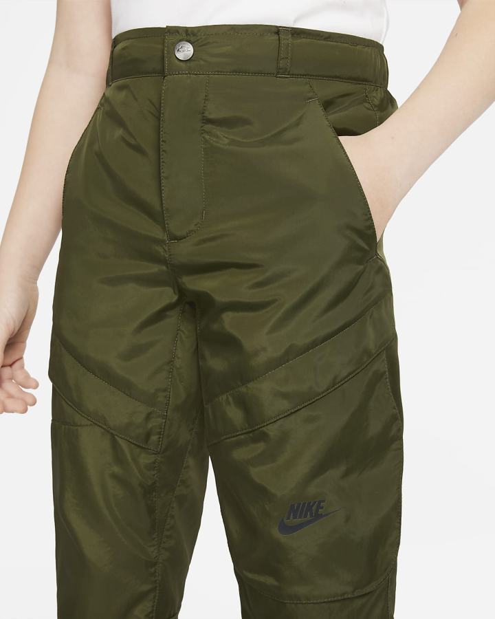 Pantalones Nike Sportswear Kids Woven Utility Niño Verde Negras | KAPDN-8920