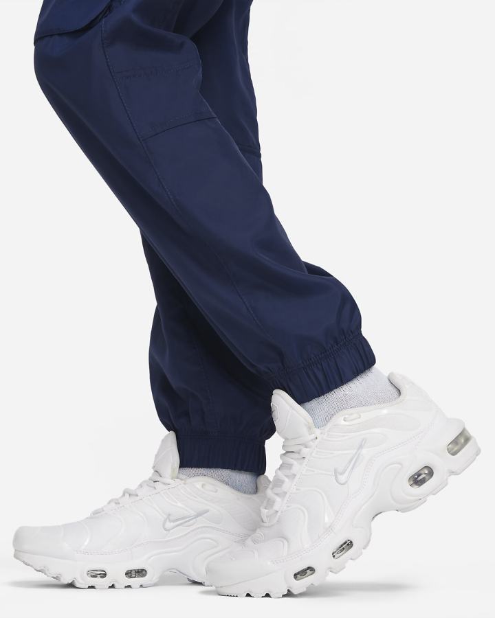 Pantalones Nike Sportswear Kids Woven Utility Niño Azul Marino Negras | TGRUN-7381