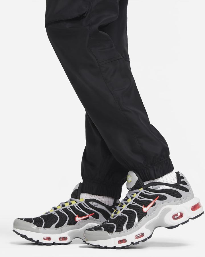 Pantalones Nike Sportswear Kids Woven Utility Niño Negras Blancas | VQBOG-2753
