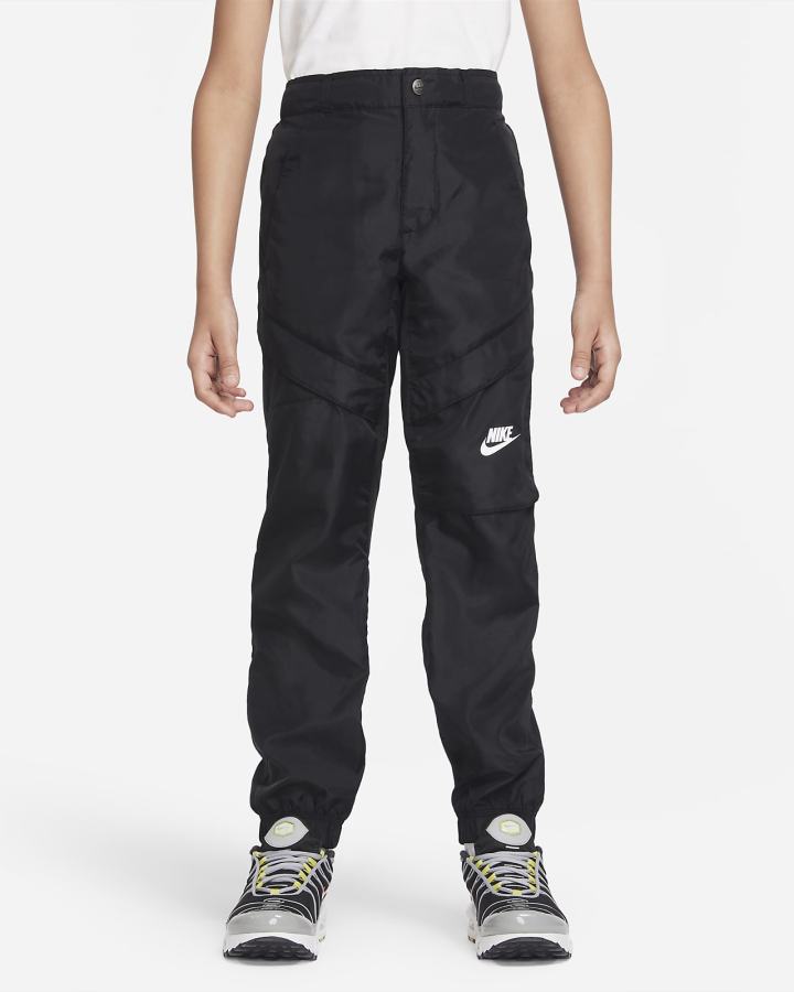Pantalones Nike Sportswear Kids Woven Utility Niño Negras Blancas | VQBOG-2753