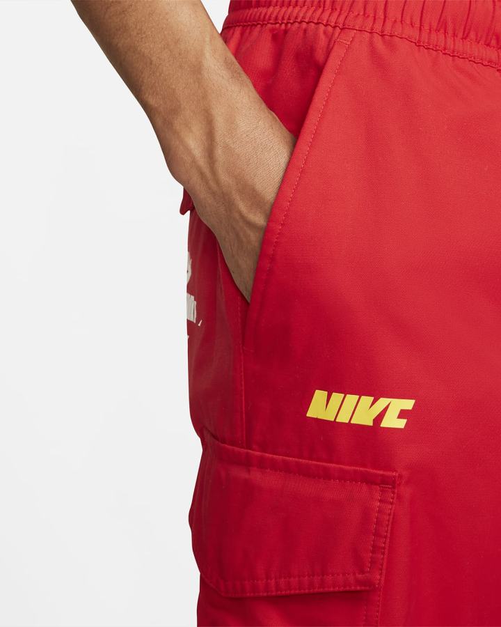 Pantalones Nike Sportswear Sport Essentials+ Woven Hombre Rojas Azules | BTLZU-8153
