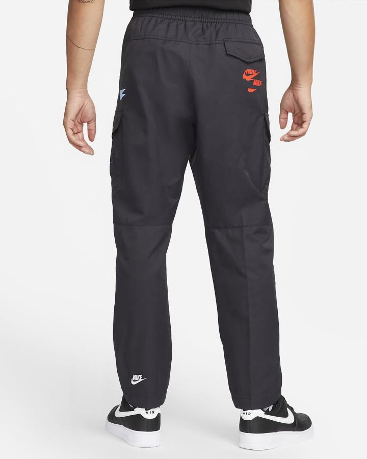 Pantalones Nike Sportswear Sport Essentials+ Woven Hombre Negras Blancas | EKCQM-7135