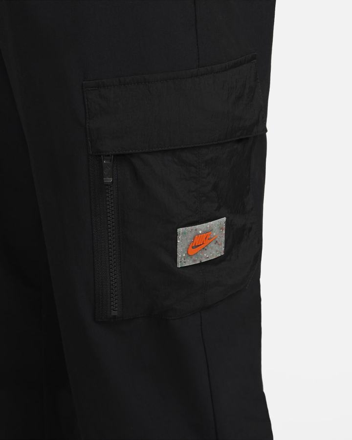 Pantalones Nike Sportswear Sports Utility Woven Cargo Mujer Negras Naranjas | NZIKS-4016