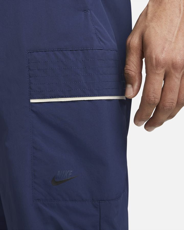 Pantalones Nike Sportswear Style Essentials Utility Hombre Azul Marino Plateadas Azul Marino | GLRSI-7928