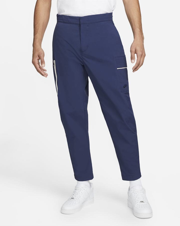 Pantalones Nike Sportswear Style Essentials Utility Hombre Azul Marino Plateadas Azul Marino | GLRSI-7928