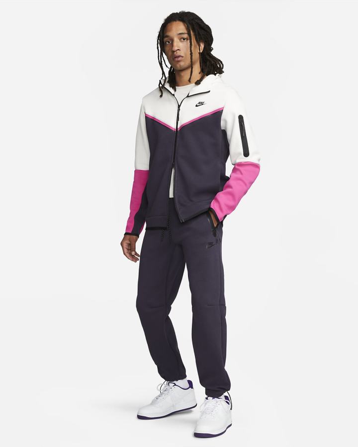 Pantalones Nike Sportswear Tech Fleece Hombre Moradas Negras | FEVUT-5208