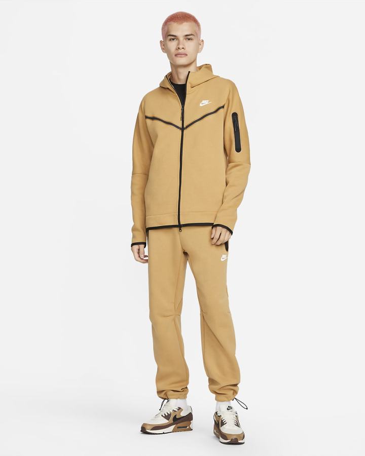 Pantalones Nike Sportswear Tech Fleece Hombre Doradas | GFHJR-2793