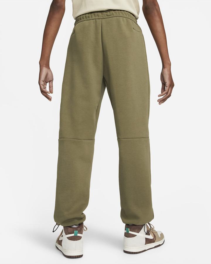 Pantalones Nike Sportswear Tech Fleece Hombre Verde Oliva Negras | YRJGQ-2698