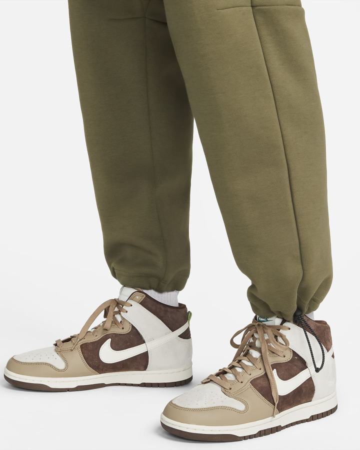 Pantalones Nike Sportswear Tech Fleece Hombre Verde Oliva Negras | YRJGQ-2698